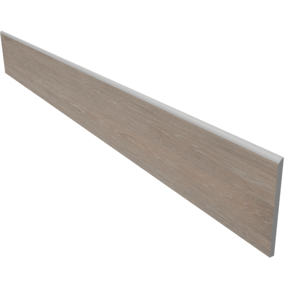 Керамогранит Плинтус KW02 Kraft Wood Light Grey структурированный 7x60