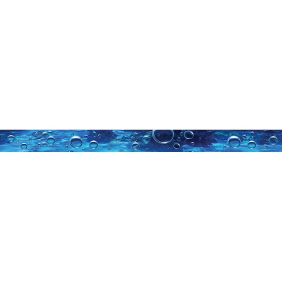 Керамическая плитка Бордюр Bubbles ultramarine 50x4