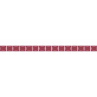 Плитка Бордюр Stripes бусинка бордовый 1,3х20