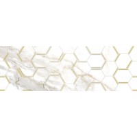 Декор Adelaida белый 25х75