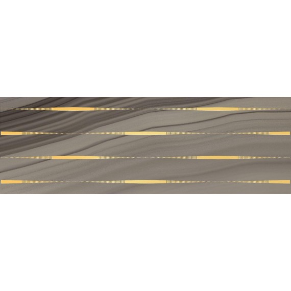 Плитка Декор Agat Lines кофейный 20х60