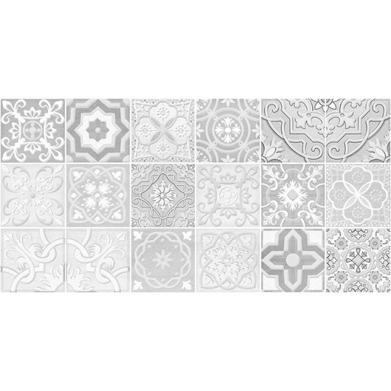 Плитка Декор Concrete Module серый 30х60