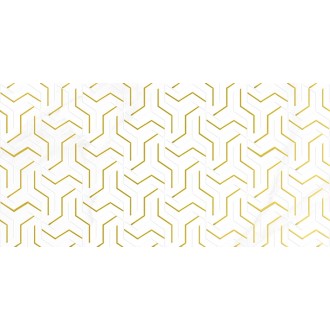 Плитка Декор Crystal Fractal белый 30х60