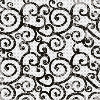 Плитка Декор Maiolica Black 20х20 mix