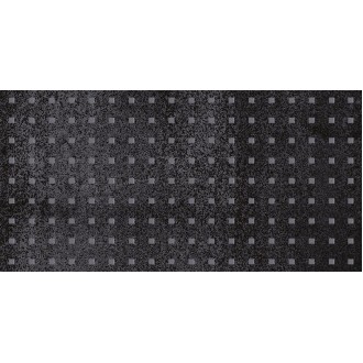 Плитка Декор Metallica Pixel чёрный 25х50