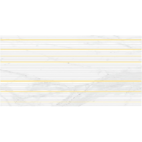 Керамическая плитка Декор Olimpus Race белый 25х50