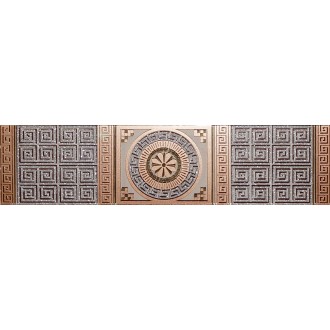 Плитка Калинка Эфес бордюр бежевый 25х6