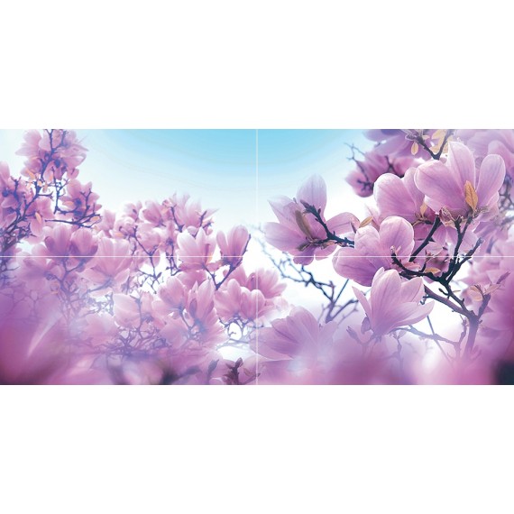 Керамическая плитка Панно Magnolia P4D297 80х40