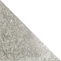 ТЗСАл-4 Треугольная зеркальная серебряная Алладин-4 30x30