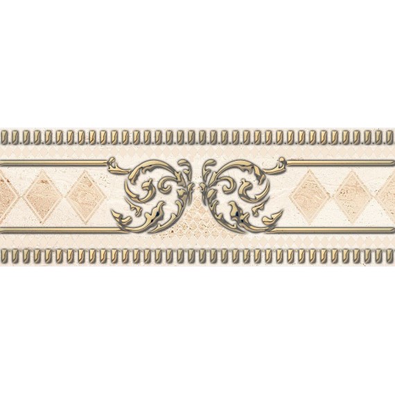 Керамическая плитка 05-01-1-72-03-11-1105-0 Бордюр Лаурия бежевый 7х20