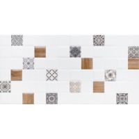 Плитка 1041-0238 (1041-0178) Декор 1 Астрид белый 20х40