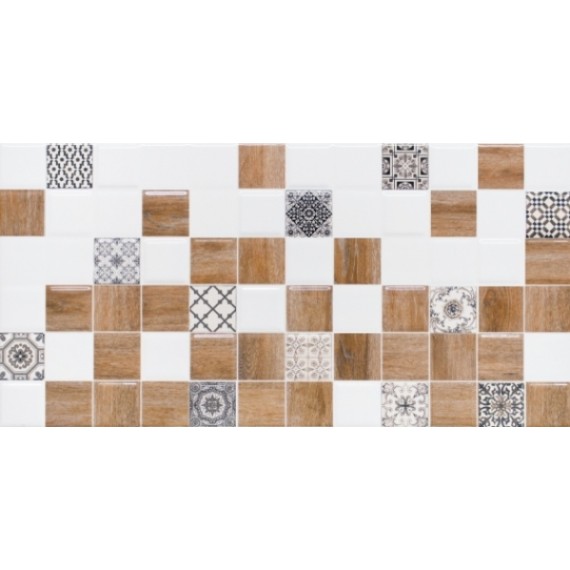 Плитка 1041-0239 (1041-0179) Декор 2 Астрид белый 20х40