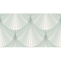 Плитка 1045-0243 Эвентир декор зеленая 25х45
