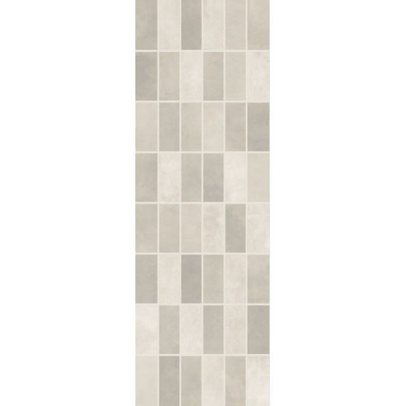 Плитка 1064-0102 (1064-0047) Fiori Grigio мозаика светло-серая 20х60