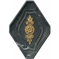 Плитка 11108-0268 Inserto Pegaso Negro 15*11.5