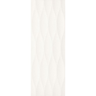 Плитка 1371GR05 Декор Flowmotion белый 25*70