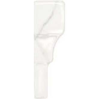 Плитка 1423ML00 Бордюр угловой New Tradition белый 2*7