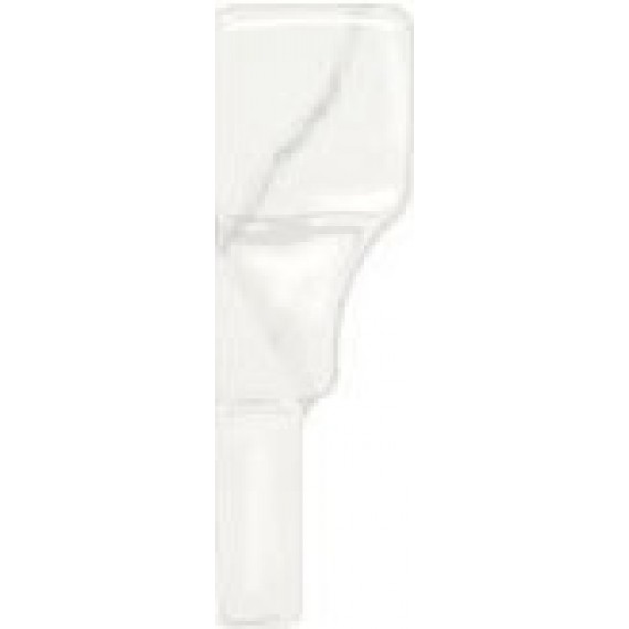 Керамогранит Плитка 1423ML00 Бордюр угловой New Tradition белый 2*7