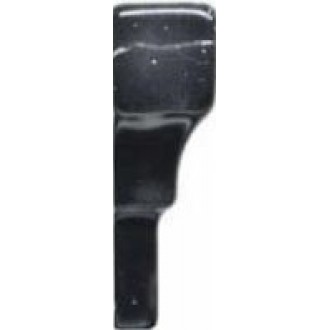 Плитка 1423ML90 Бордюр угловой New Tradition черный 2*7