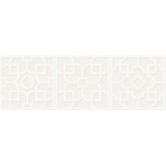 Плитка 1440ZB01 Декор Allegro White 3D Matt. Rec. 40x120