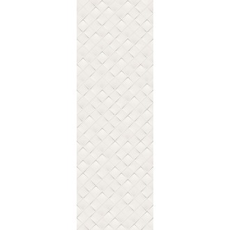 Плитка 1488BL01 Декор Monochrome Magic белый глянцевый 40*120