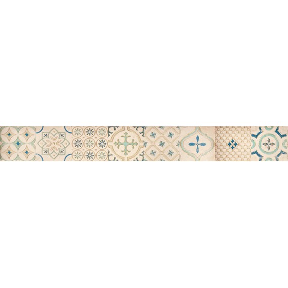 Керамическая плитка 1506-0173 Парижанка бордюр Мульт. 7,5х60