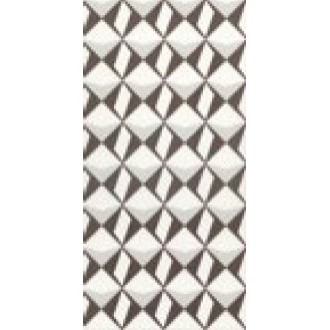 Плитка 1581NW98 Декор Melrose черно-белый 30х60