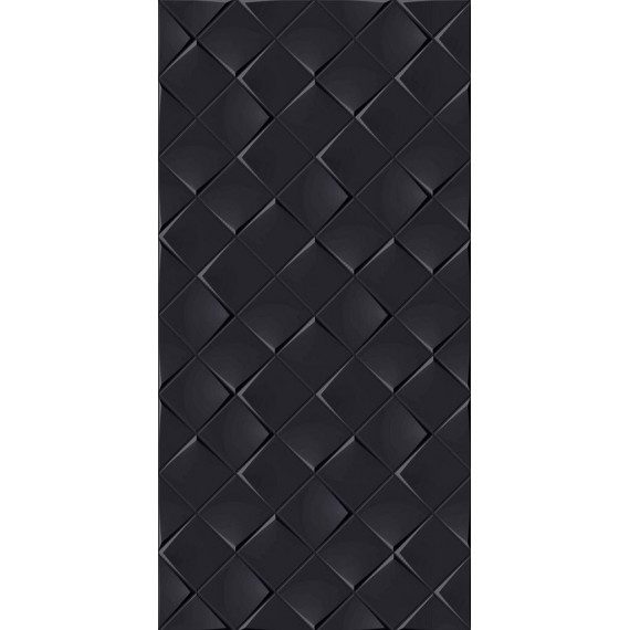 Керамогранит Плитка 1588BL90 Декор Monochrome Magic черный матовый 30*60