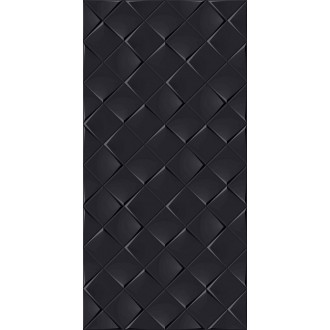 Плитка 1588BL91 Декор Monochrome Magic черный глянцевый 30*60