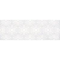 Плитка 1664-0183 Парижанка декор Геометрия белый 20х60