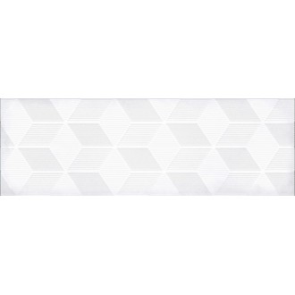 Плитка 1664-0184 Парижанка декор Гексагон белый 20х60