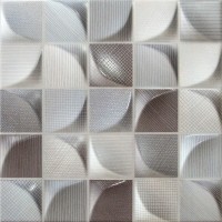 Плитка 187450 3D Tissu Dark 25x25