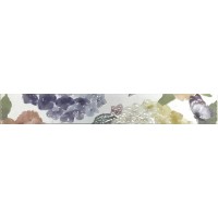 Плитка 260052 АККОРД Бордюр Гортензия 6.5*45