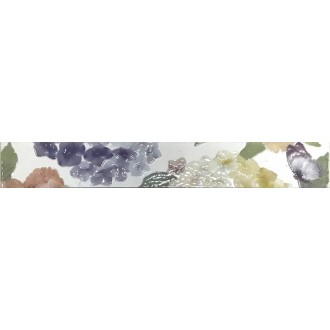 Плитка 260052 АККОРД Бордюр Гортензия 6.5*45