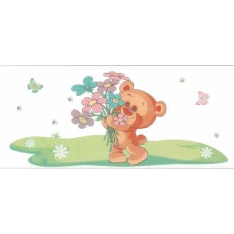 330015 АККОРД Декор Ясли медвежонок 20*45