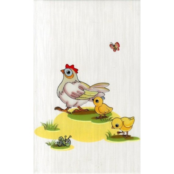 Плитка 347005 FIORI Декор 7 Ясли 25х40