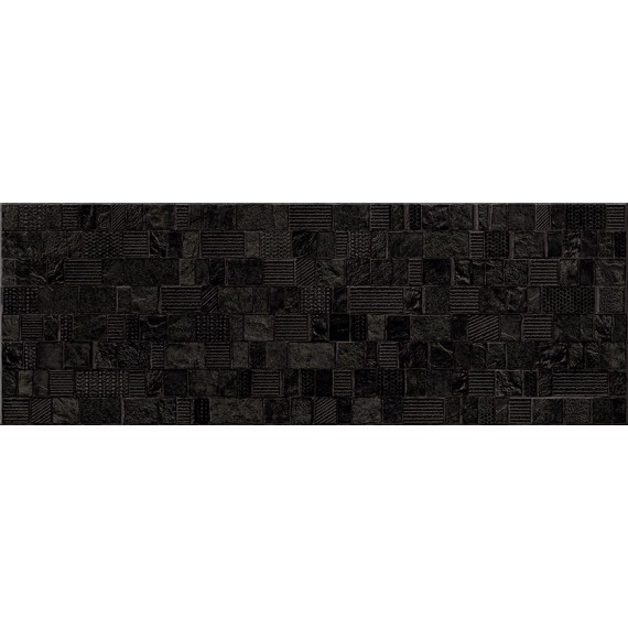 Плитка 506811101 Commesso Nero Piazze 25,1х70,9