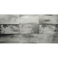 Плитка 512056 RIBBED OXIDE Metal White 10x20