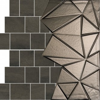 54446 MOS.MIX MUR.TRI.NERO 40x40