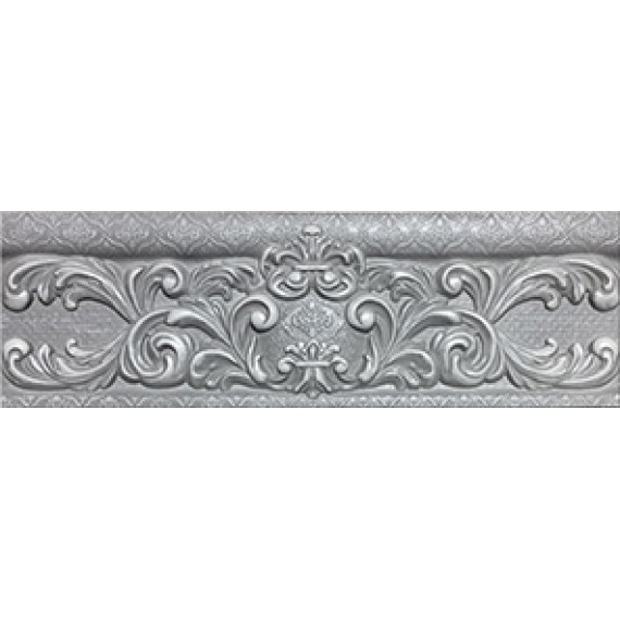 Керамическая плитка 586091001 Бордюр Agra Grey Dalila 25,1х8