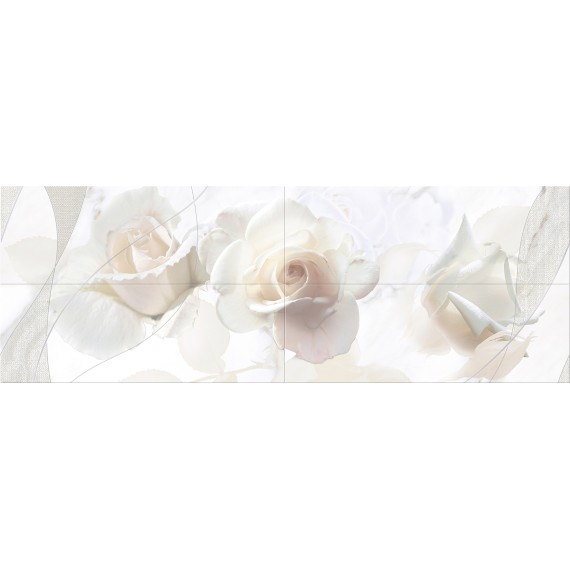 Плитка 586482002 Панно Calacatta Rosa 48,4х140