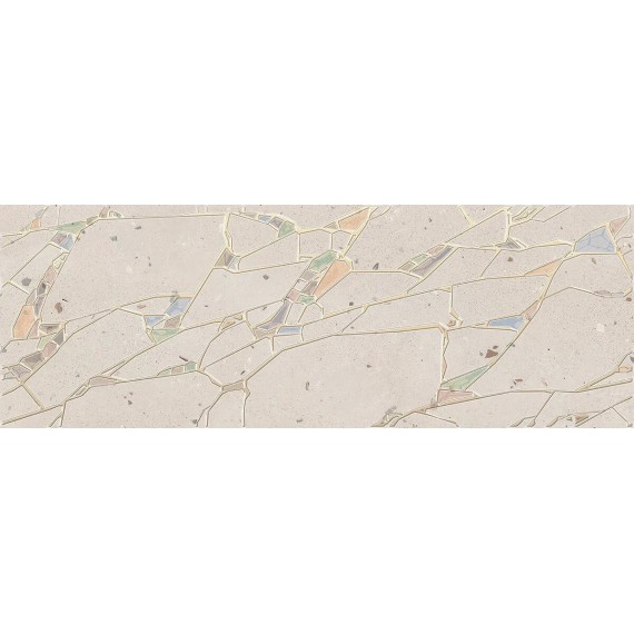 Плитка 587562001 Terrazzo Decor Marfil Crystal 25.1x70.9