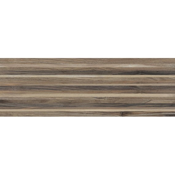 Керамическая плитка 60030 Zen полоски коричневый 20х60