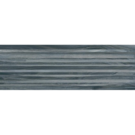 Керамическая плитка 60034 Zen полоски чёрный 20х60