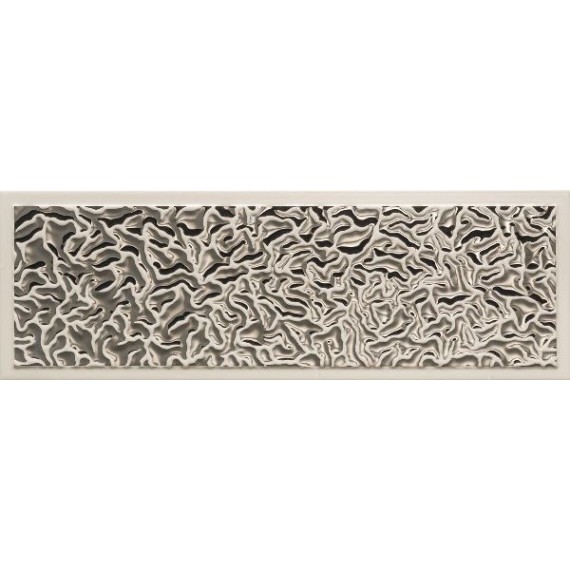 Плитка 68871 GRIGIO ACQUA LINGOTTO PLATINO 25x75