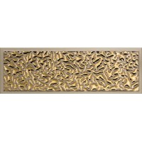 Плитка 68873 MARRONE ACQUA LINGOTTO ORO 25x75