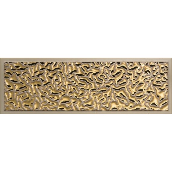 Плитка 68873 MARRONE ACQUA LINGOTTO ORO 25x75