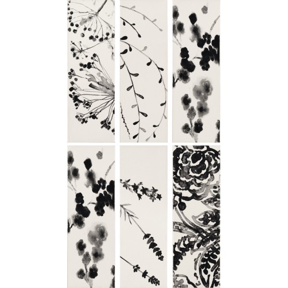 Керамогранит Плитка 754935 AURA Glossy JET Decoro 10Х30