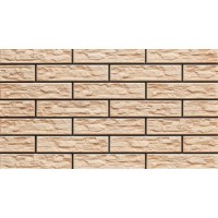 Плитка 7801 Фасадный камень Krem/Cream 30,0х7,4х0,9