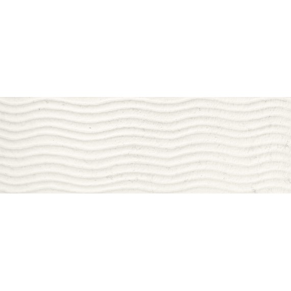 Плитка 9529 White Relieve Elypse 30x90
